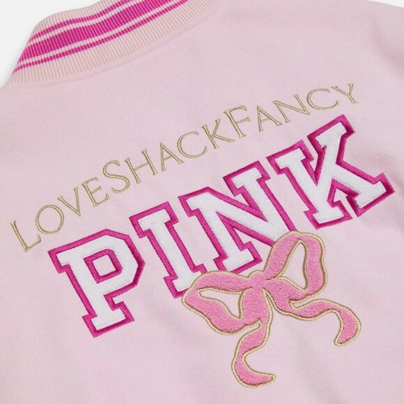Victoria's Secret, Pink x Love Shack Fancy M, Limited Edition Varsity Jacket - Picture 5 of 9